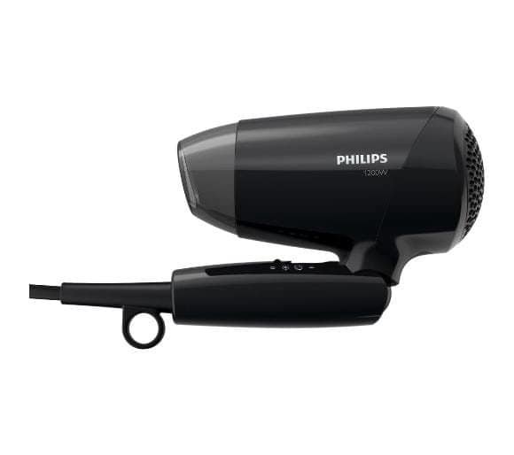 Philips BHC010/10 1200W hårtork, vikhandtag, svart 1 Philips BHC010/10 1200W hårtork, vikhandtag, svart