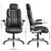 SONGMICS Office racerstol Sort - Billede 5