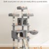 Feandrea Cat Tree, XXL Cat Condo 172 cm, lysegrå - Billede 3
