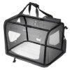 B00ti0v2xc Hundeboks til Bil, Hundetransportboks, Foldbar Katteboks, Oxford Stof, Xxl, 91 X 63 X 63 Cm, Sort , 4700 G - Billede 5