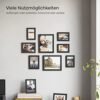 SONGMICS billedrammer Sæt med 10 fotorammer , sort - Billede 3
