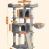Feandrea Cat Tree, XXL Cat Condo 172 cm, lysegrå - Billede 7