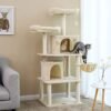 Feandrea kattetræ, højt kattårnet, 2 huler, beige - Billede 2