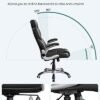 SONGMICS Office racerstol Sort - Billede 4