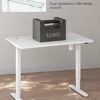 Elektrisk Skrivebord, Højdejusterbart, Bordstativ, Bordstel med Motor, 120 X 60 X (73-114), Stål, Hvid - Billede 6