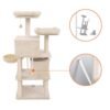 Feandrea kattetræ, højt kattårnet, 2 huler, beige - Billede 7