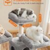 Feandrea Cat Tree, XXL Cat Condo 172 cm, lysegrå - Billede 4
