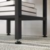 Vasagle højt bord, spisebord, barbord, flaskeholder, 110 x 40 x 90 cm, rustik brun - Billede 6