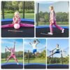Trampolin 305 Cm (10 Fod), Udendørs Baggårdstrampolin, Tüv Rheinland GS-certifikat, med Indkapsling Sikkerhedsnet, Fjederbeskytter, Stige, Holder 150 Kg, Blå - Billede 3