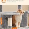 Feandrea Cat Tree, XXL Cat Condo 172 cm, lysegrå - Billede 5