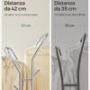 SONGMICS Tøjstang, Tøj stativ, Dobbelt Tøjhængestang, Heavy Duty, Belastning, sølv - Billede 7