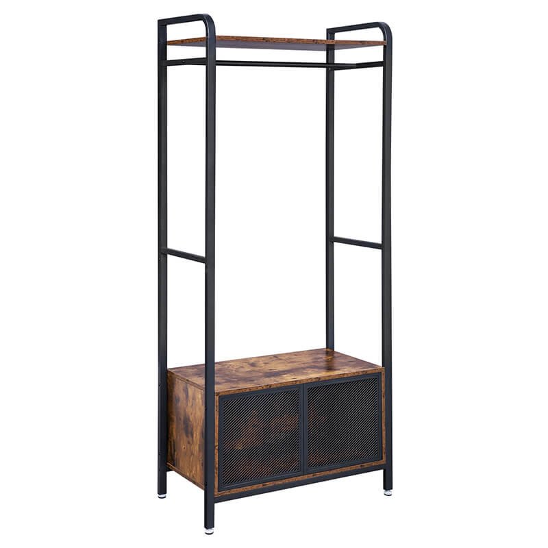 garderobe med skab