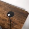 Bordplade til Elektrisk Skrivebord, Bordplade med Glatte Kanter, Melaminbelægning, Mdf, 140 X 70 X 1,8 Cm, Vintage Brun Ldb002b01 - Billede 4