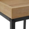 VASAGLE 2 sideborde - Stue Stabilt Metalstel Smal industrielt redebord - Billede 4