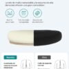 SONGMICS Kontorstol, Skrivebordsstol, Mesh Drejestol, Ergonomisk, Sort - Billede 3