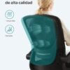 SONGMICS Kontorstol, Skrivebordsstol, Mesh Drejestol, Ergonomisk, Sort - Billede 7