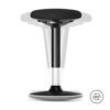 Songmics Active Rool, Wobble Stool Standing Desk Stol, Balance Stol, Justerbar højde 55-70 cm, ingen samling krævet, sort OSC04BK - Billede 3