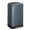 Songmics Rubbish Bin, 30 L Kitchen Bin, Steel Pedal Bin With Inner Bucket and Lid, Soft Closure, Odor Seal til Kitchen, Living Room, Smoky Grey LTB01Gs