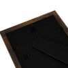 Songmics sæt med 10 billedrammer, to 20 x 25 cm (8 x 10 tommer), fire 13 x 18 cm (5 x 7 tommer), fire 10 x 15 cm (4 x 6 tommer), plastfront, MDF, rustik brun RPF310X01 - Billede 6