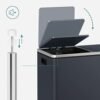 Songmics Double Rubbish Bin, 2 X 30 L Dual Compartment - Billede 6