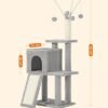 Feandrea Cat Tree, Cat Tower til indendørs katte, killinger, lysegrå PCT143W01 - Billede 5