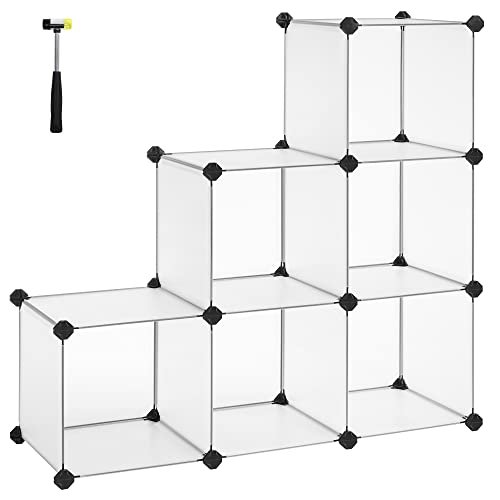 Songmics hyldeenhed til badeværelse 96 x 96 x 31,5 cm 1 hyldeenhed