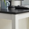 Vasagle Computer Desk, Writing Table med stort skrivebord, stabilt kontorbord, sort, hvid - Billede 5