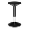 Songmics Active Rool, Wobble Stool Standing Desk Stol, Balance Stol, Justerbar højde 55-70 cm, ingen samling krævet, sort OSC04BK