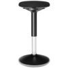 Sort wobble afføring til ergonomisk støtte og balance.