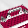 Songmics Cosmetic Case Trolley Makeup Case med håndtag 4 udvidelige rum til rejsesød - Billede 4