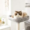 Feandrea Cat Tree med pompoms, kattetårn 150 cm, lysegrå - Billede 5