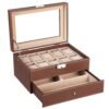 Songmics JWB007 Watch-Holder Case til 10 ure