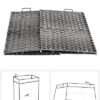 Songmics LCB390G01 Vaskeri Basket 90 L med 2 stofvaskeri Tasker 3 Vaskeri Nets Håndtag Rattan Look - Billede 7