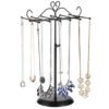 Songmics Jewellery Display Stand Holder, Metal Jewellery Rack Tree, til halskæder, chokere, armbånd, øreringe, god gaveide, sort JJS04BK - Billede 7