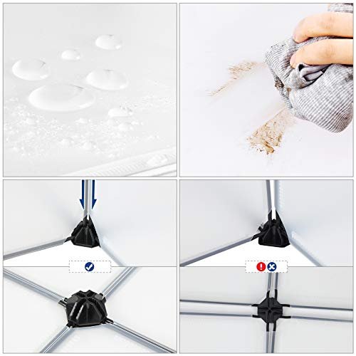 Songmics skabskabet, reol, opbevaringsenhed, sammenlåsning af plastiske terninger, let at samle, til stue, skab, soveværelse, kontor, inkluderer gummihaller, hvid LPC34L 6 Songmics skabskabet, reol, opbevaringsenhed, sammenlåsning af plastiske terninger, let at samle, til stue, skab, soveværelse, kontor, inkluderer gummihaller, hvid LPC34L - Billede 6