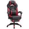 Songmics Executive Office Chair, Ergonomic, Black, Red OBG77BR