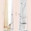 Songmics Jewellery Cabinet smykkeskab 37x155 cm rammeløs fuldkropsspej - Billede 2