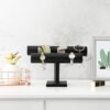 Songmics Jewellery Stand Watch Stand Bracelet Stand Faux Leather Black JDS102 - Billede 3