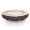Hundeseng, Hundesofa, Katteseng, Donutform, Rund, 65 Cm Dia, Brun