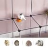 Songmics Guinea Pig Playpen, DIY Hutch Cage til lille kæledyr, hvid LPC004W01 - Billede 5
