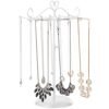 Songmics Jewellery Display Stand Holder, Metal Jewellery Rack Tree, til halskæder, chokere, armbånd, øreringe, gave til piger kvinder, hvid JJS04WT - Billede 7