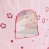 Songmics Princess Castle Play Telt til piger småbørn, indendørs og udendørs playhouse, bærbar pop up play teepee, gave til børn, lyserød LPT01PK - Billede 6