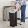 Songmics DrawString Bin Bags, Bin Liners til 30L Rubbish Bins, Code 30A, Custom Fit, 2 Rolls, 90 stykker, White KRB30A02 - Billede 3