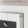 Songmics Over-door Storage, Wall Hanging Opbevarings organisator, 33,5 x 12 x 100 cm, sort - Billede 6