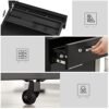 Songmics Office Chest of skuffer, kommode, Lockable File Cabinet, sort - Billede 4