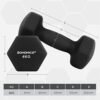 Songmics sæt med 2 håndvægte, 2 x 4 kg, neopren håndvægte, skridsikre greb, fitness-træning, sort syl068bk - Billede 2