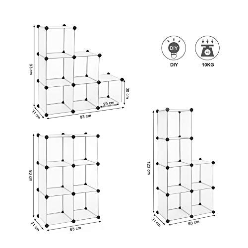Songmics hyldeenhed til badeværelse 96 x 96 x 31,5 cm 7 Songmics hyldeenhed til badeværelse 96 x 96 x 31,5 cm - Billede 7