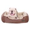 Hundeseng, Hundesofa, Vendbar Hynde, 65 X 55 X 20 Cm, Brun - Billede 2
