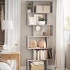 Vasagle-boghylder, 6-lags bogreol, Room Divider, Cube Display-hylde, fritstående opbevaringshylde, moderne stil, til stue, soveværelse, kontor, greige LBC061M01 - Billede 3