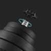 Justerbar håndvægt med vægtplader og lås, fitnessudstyr til hjemmetræning.